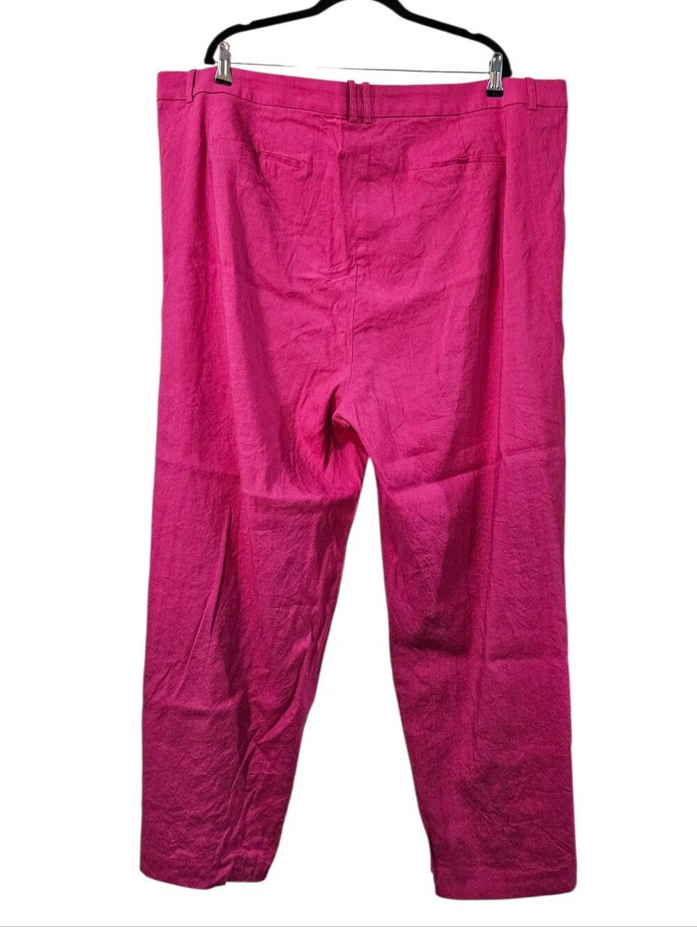 J.Crew Factory Linen-blend Wide-leg Pleated Trouser Pant Size 24 - Picture 8 of 8